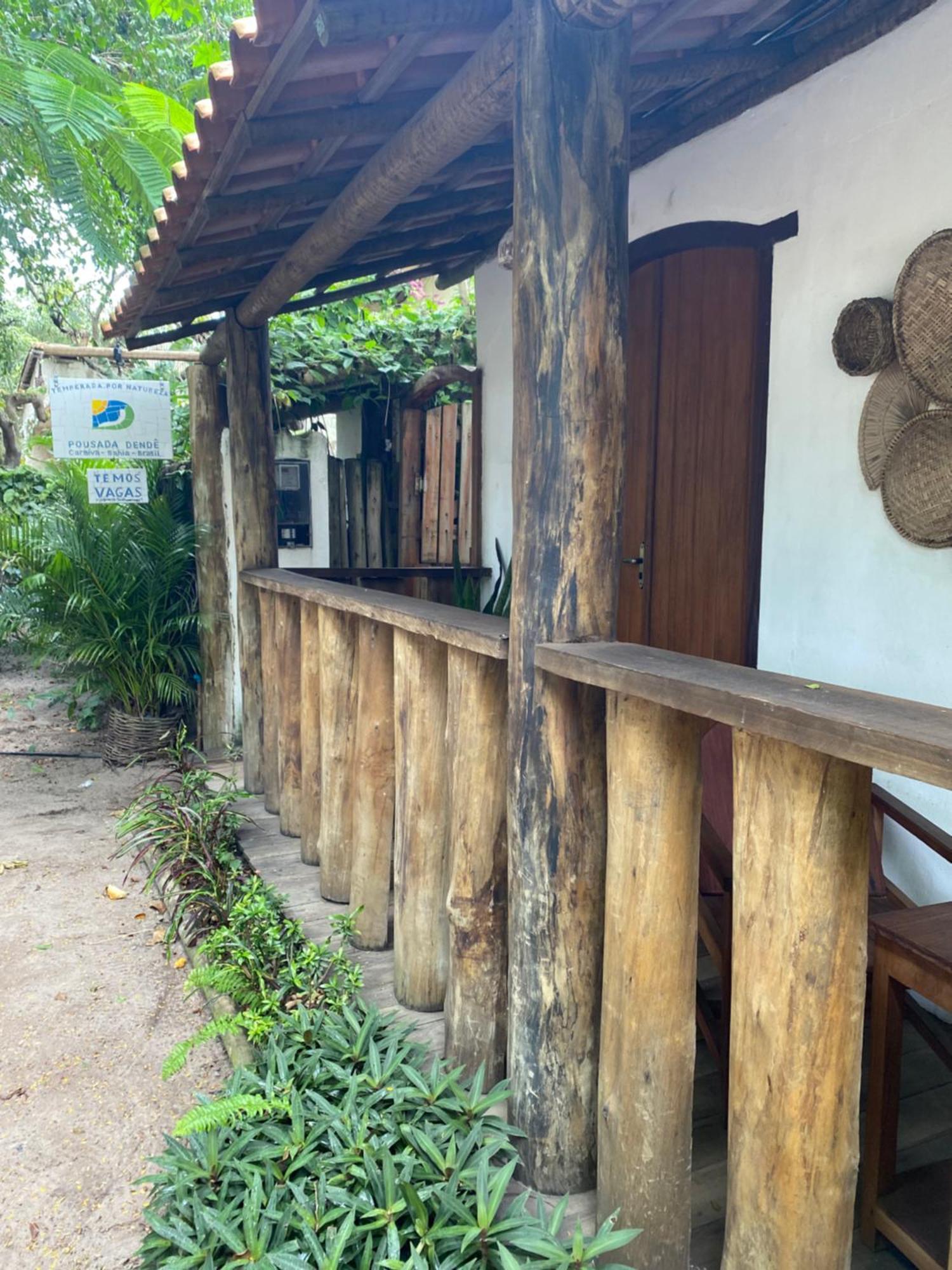 Pousada Dendê Caraíva Exterior foto